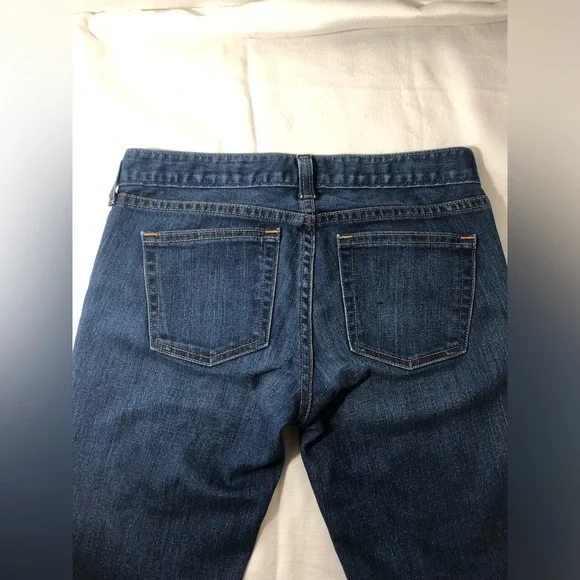 J. Crew Matchstick Jeans 25 Regular Women’s Mid Rise Slim Denim Blue Dark Wash - Picture 6 of 9